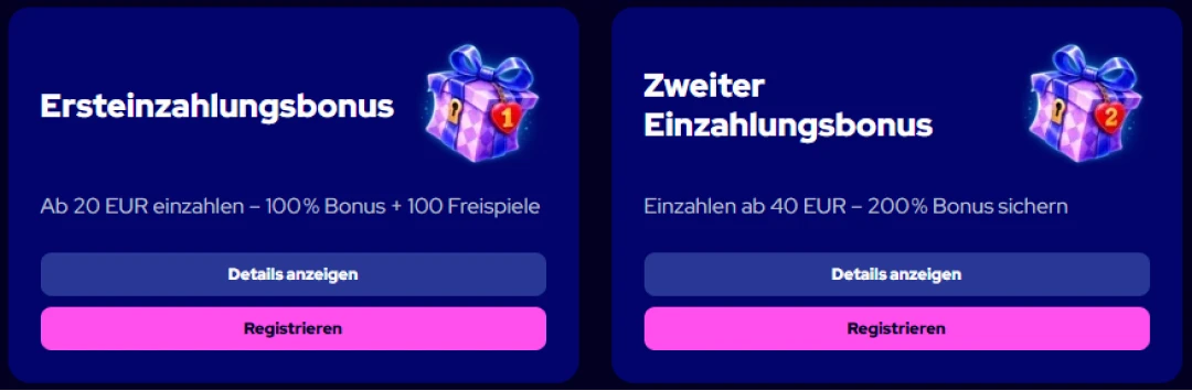 Charmius Welcome Bonus